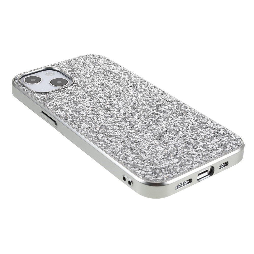 EIDERWOOD iPhone 13 Mini Glitter Hybrid Deksel - Sølv