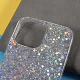 iPhone 13 Mini Glitter Deksel - Sølv