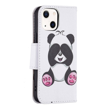 iPhone 13 Flip Deksel Med Veske - Panda