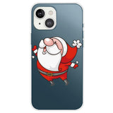 iPhone 13 Mini TPU Plast Jul Deksel - Merry Christmas - Stornæset julenissen