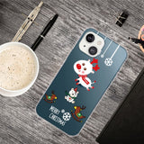 iPhone 13 Mini TPU Plast Jul Deksel - Merry Christmas - Juledyr