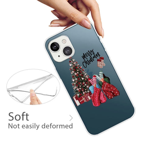 iPhone 13 Mini TPU Plast Jul Deksel - Merry Christmas - Julemorgen