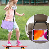 iPad 10.2" (2021 / 2020 / 2019) Butterfly Kickstand Barnedeksel - Lilla