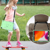 iPad 10.2" (2021 / 2020 / 2019) Butterfly Kickstand Barnedeksel - Lysegrønn