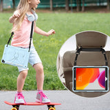 iPad 10.2" (2021 / 2020 / 2019) Butterfly Kickstand Barnedeksel - Lyseblå