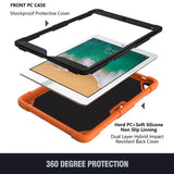 iPad (2018) / iPad (2017) / iPad Air 2 Butterfly Kickstand Barnedeksel - Oransje