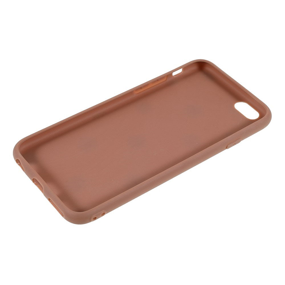 EIDERWOOD iPhone 6 / 6s Fleksibelt Plast Deksel med Blomster - Brown