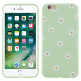 EIDERWOOD iPhone 6 / 6s Fleksibelt Plast Deksel med Blomster - Grønn