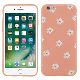 EIDERWOOD iPhone 6 / 6s Fleksibelt Plast Deksel med Blomster - Oransje