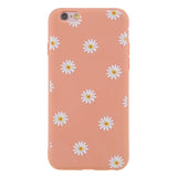 EIDERWOOD iPhone 6 / 6s Fleksibelt Plast Deksel med Blomster - Oransje