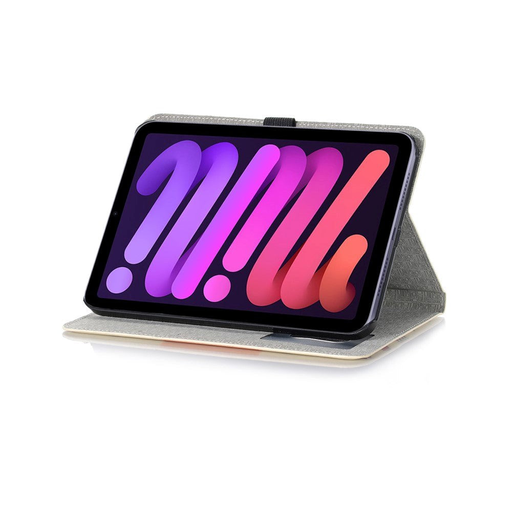 iPad Mini (2021) Kunst Skunn Deksel med Lommebok & Touch Pen Holder - Awesome