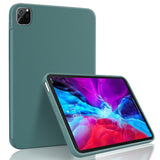 iPad Pro 12.9" (2022 / 2021 / 2020 /2018) / Air 13" (2024) Liquid Silikone Shockproof Bakdeksel - Grønn