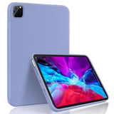 iPad Pro 12.9" (2022 / 2021 / 2020 /2018) / Air 13" (2024) Liquid Silikone Shockproof Bakdeksel - Lavendel Lilla