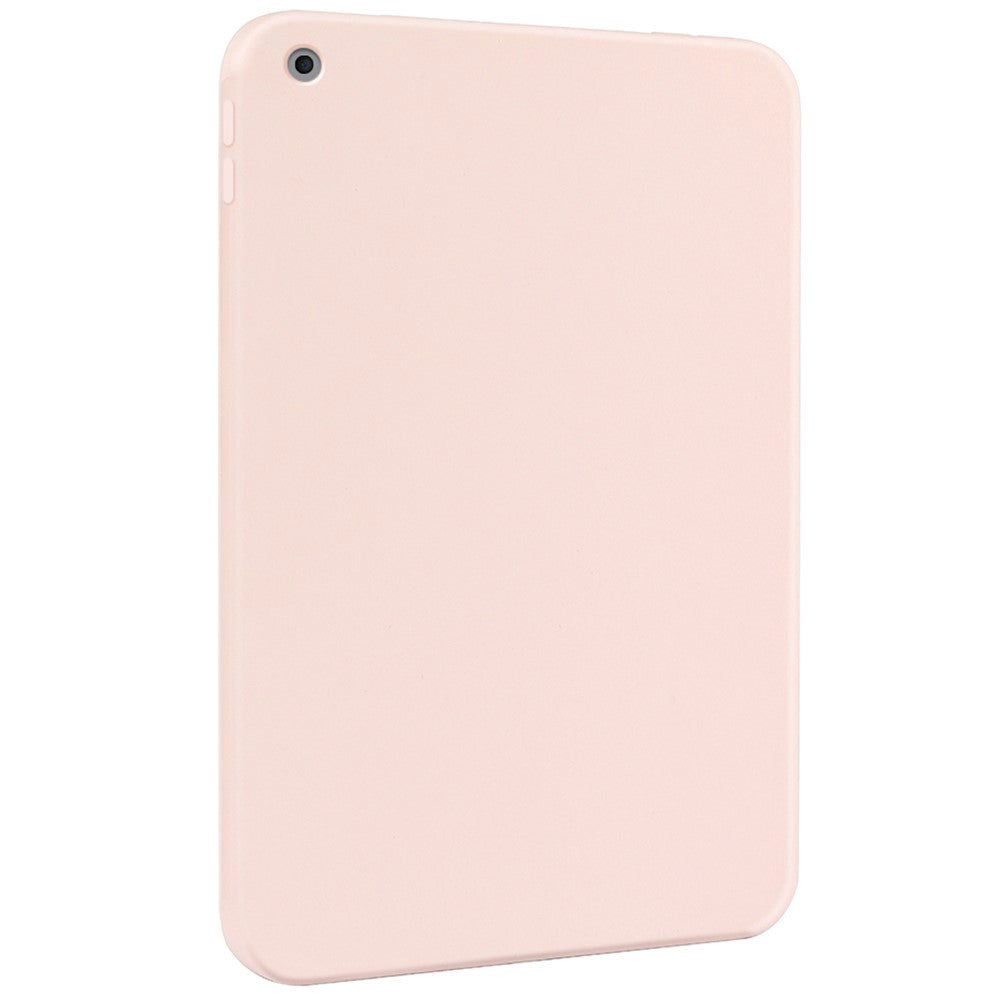 iPad 10.2" (2021 / 2020 / 2019) Liquid Silikone Shockproof Bakdeksel - Beige Rosa