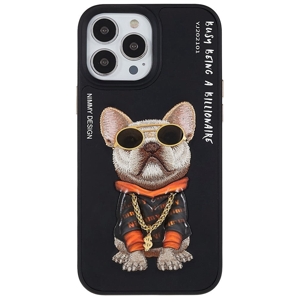 iPhone 13 Pro Hybriddeksel i Plast med Motiv - Street Hund