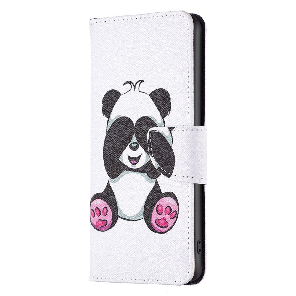 iPhone 14 Pro Max Flip Deksel med Kortholder - Panda