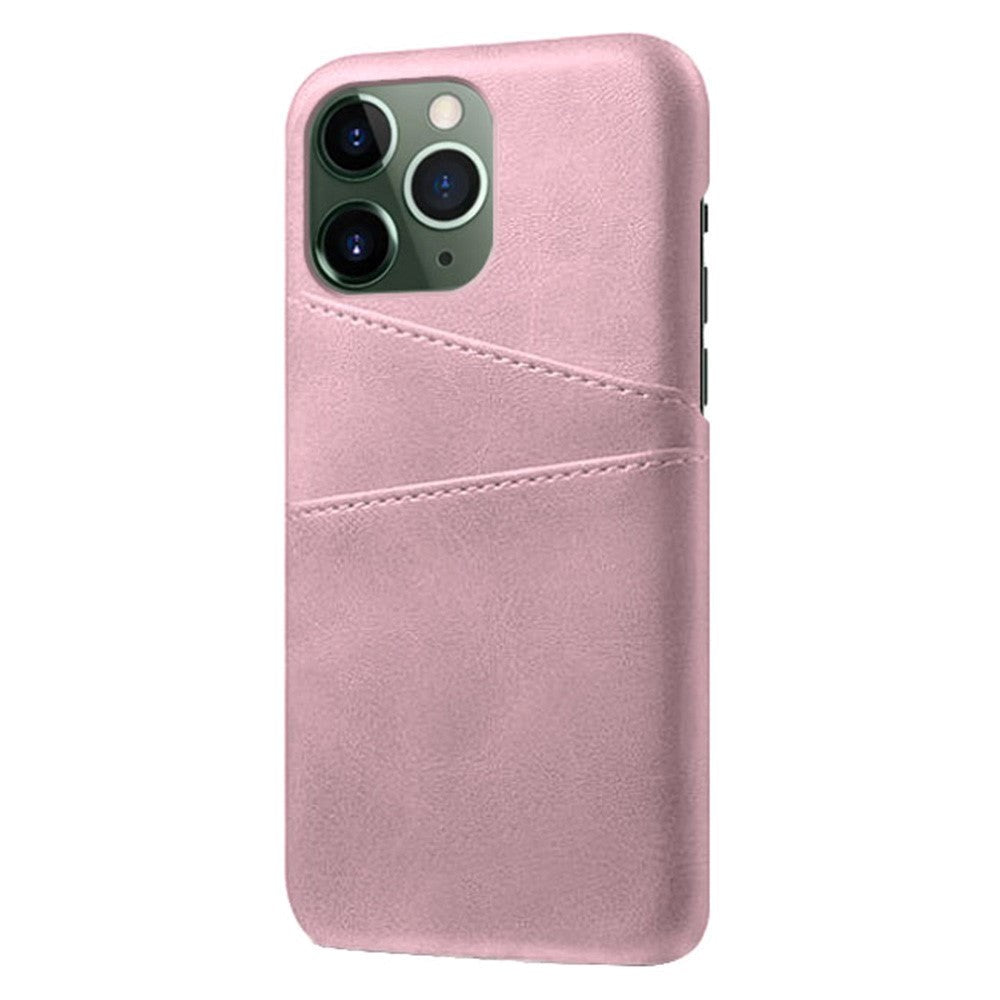 iPhone 14 Pro Kunst Skinn Bakdeksel m. Lommebok - Rose Gold