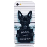 iPhone SE / 5 / 5s Fleksibel Fleksibelt Deksel - Bad Dog