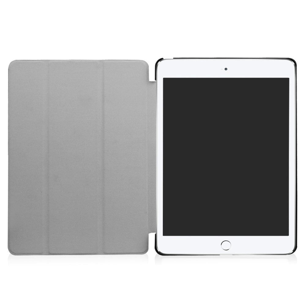 Apple iPad 9.7 2017/2018 Trifold Smart Deksel m. Stativ - Don't touch