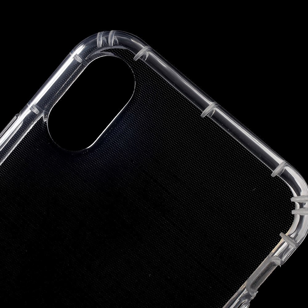 iPhone X/XS TPU Hybrid Anti-Slip Deksel - Gjennomsiktig