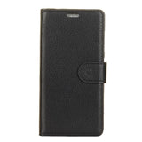 Samsung Galaxy S9+ (S9 Plus) Leathergrain Deksel med Lommebok Svart