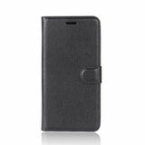 Samsung Galaxy S9+ (S9 Plus) Soft Pouch Skinndeksel med Lommebok Svart