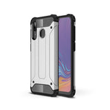 Samsung Galaxy A30 Armor Guard Hardt Plastdeksel - Sølv