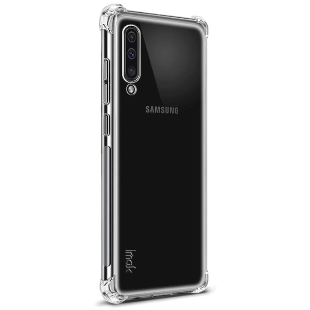 Samsung Galaxy A30s / A50 IMAK Fleksibel Plast Deksel m. Fleksibel Skjermbeskytter - Gjennomsiktig