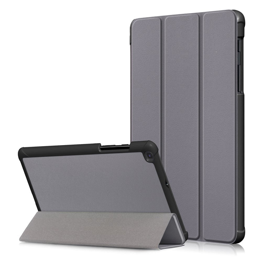 Samsung Galaxy Tab A 8.0 (2019) - Hard Case Tri-Fold Deksel med Stativfunksjon - Grå