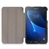 Samsung Galaxy Tab A 7.0" (2016) Trifold Smart Skinn Etui Svart