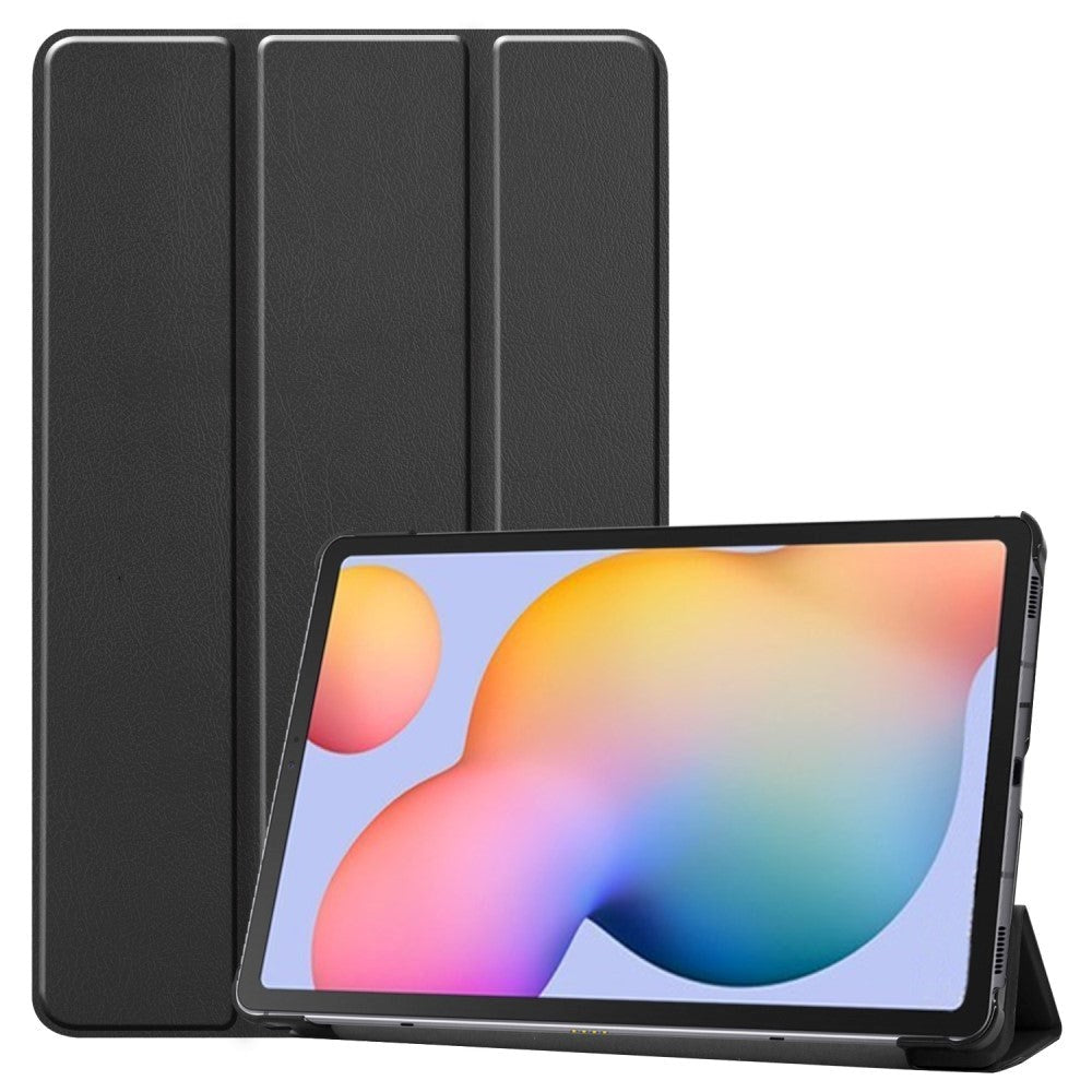 Samsung Galaxy Tab S6 Lite (2020-2024) Skinndeksel med Tri-Fold - Svart