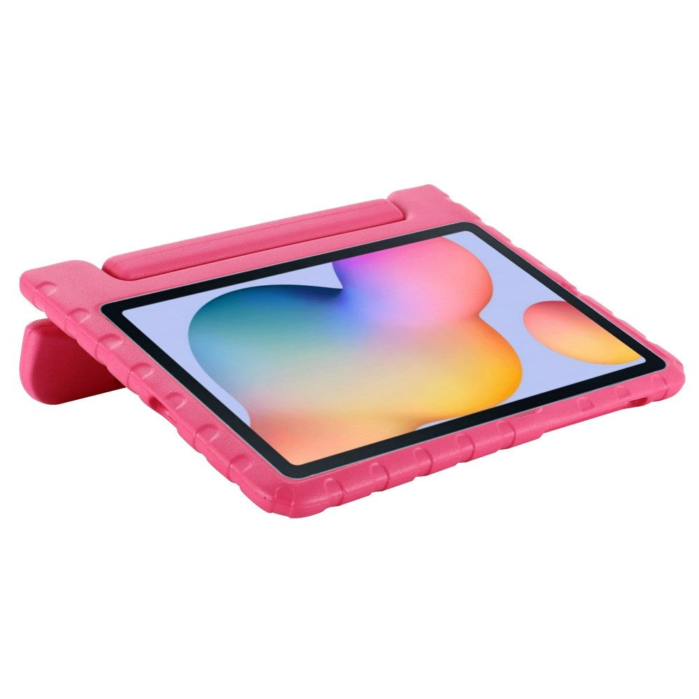 Samsung Galaxy Tab S6 Lite (2020-2024) Barnedeksel - Kids Portable Stativ Deksel - Pink