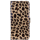 Samsung Galaxy Note 20 Skinndeksel med Lommebok - Leopard