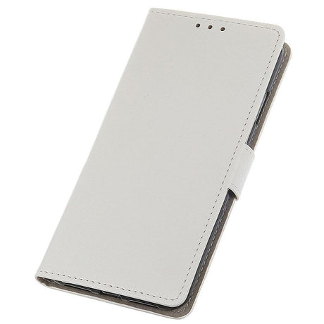 Samsung Galaxy Note 20 Skinndeksel med Lommebok - Hvit