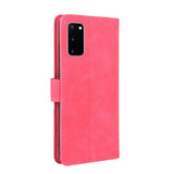 Samsung Galaxy S20 FE / S20 FE (5G) Skinn Flip Deksel med Lommebok - Pink