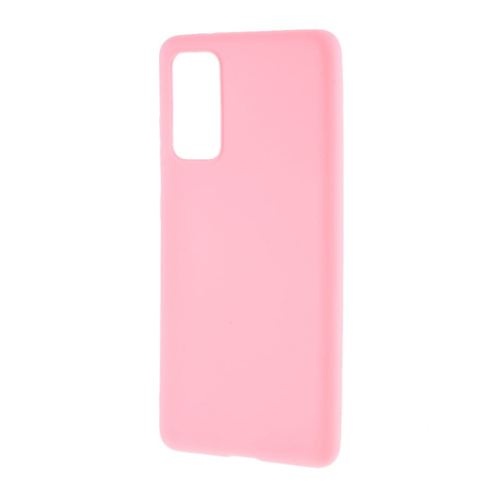 Samsung Galaxy S20 FE / S20 FE (5G) Mat Fleksibel Deksel - Pink