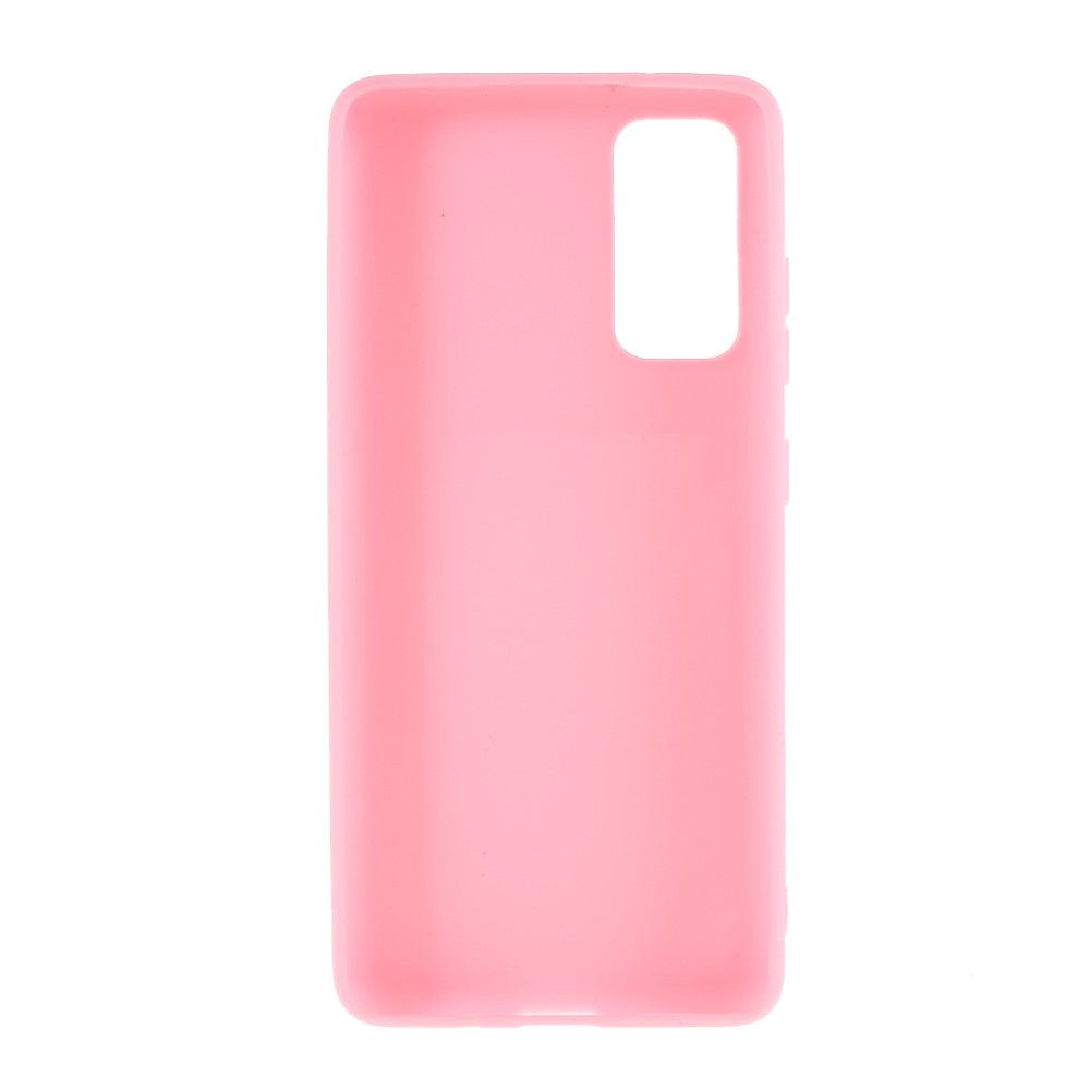 Samsung Galaxy S20 FE / S20 FE (5G) Mat Fleksibel Deksel - Pink