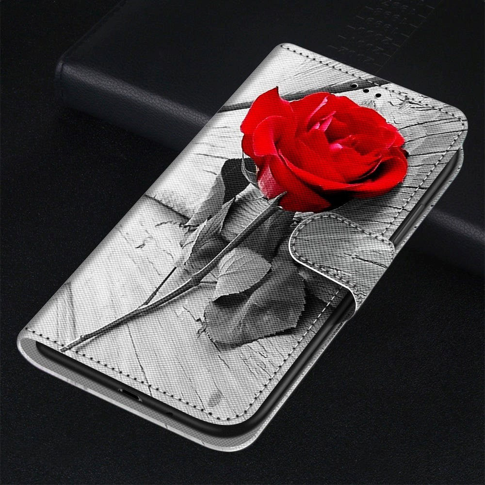 Samsung Galaxy S21 Kunstskinn Flip Deksel med Lommebok - Rose