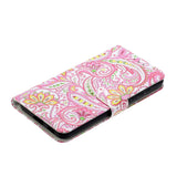 Samsung Galaxy S21+ (Plus) PU Skinndeksel m. Lommebok - Paisley Flower