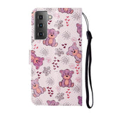 Samsung Galaxy S21+ (Plus) PU Skinndeksel m. Lommebok - Bamser