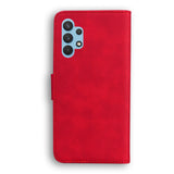 EIDERWOOD Samsung Galaxy A32 (4G) Kunstskinn Flip Deksel m. Kortholder & Ståfunksjon - Rød