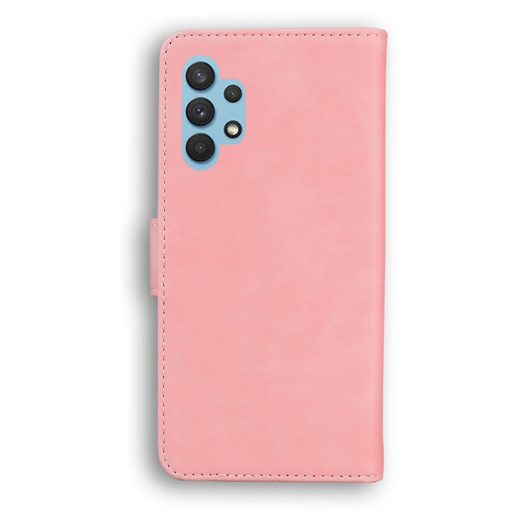 EIDERWOOD Samsung Galaxy A32 (4G) Kunstskinn Flip Deksel m. Kortholder & Ståfunksjon - Rosa