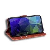 EIDERWOOD Samsung Galaxy A32 (4G) Kunstskinn Flip Deksel m. Kortholder & Ståfunksjon - Brun