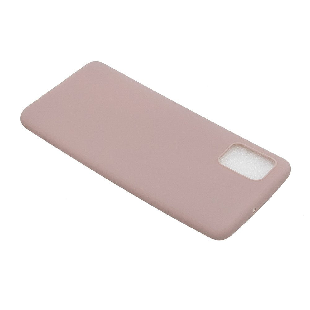 Samsung Galaxy A02s Mat Fleksibel Deksel - Blush Pink