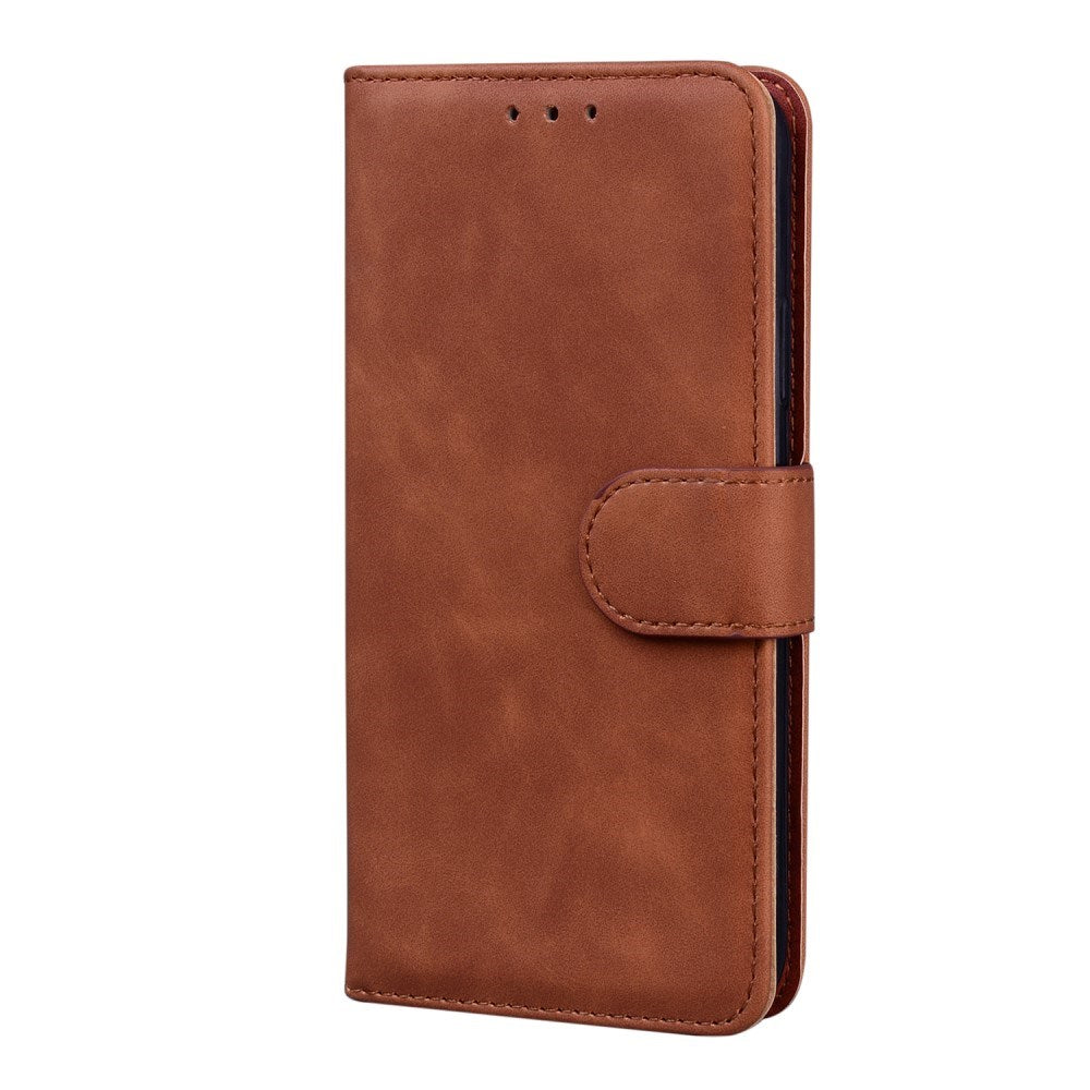 EIDERWOOD Samsung Galaxy A22 (5G) Kunstskinn Flip Deksel m. Kortholder & Ståfunksjon - Brun