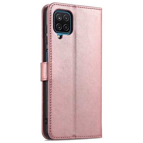 EIDERWOOD Samsung Galaxy A12 Kunstskinn Flip Deksel m. Kortholder & Ståfunksjon - Rose Gold
