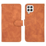 EIDERWOOD Samsung Galaxy A22 (4G) Kunstskinn Flip Deksel m. Kortholder & Ståfunksjon - Brun