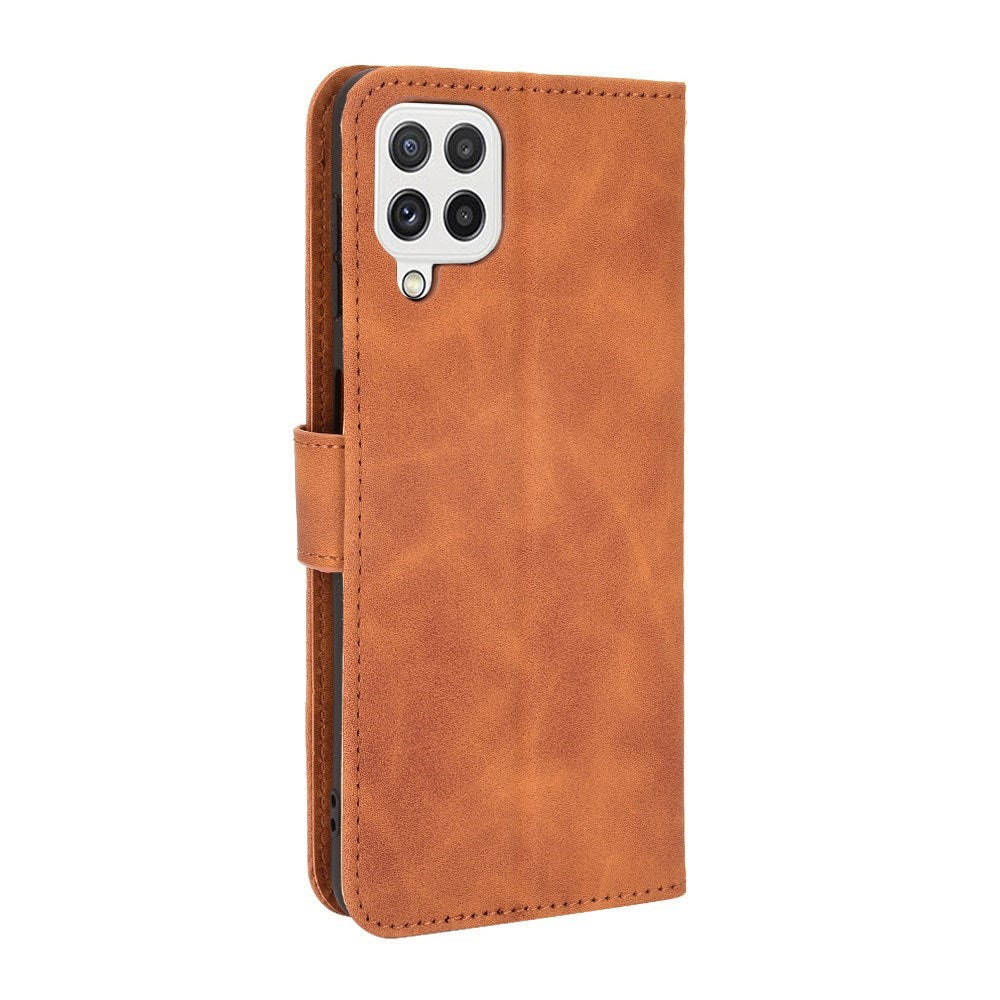 EIDERWOOD Samsung Galaxy A22 (4G) Kunstskinn Flip Deksel m. Kortholder & Ståfunksjon - Brun