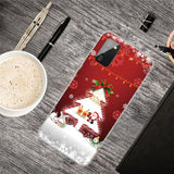 Samsung Galaxy A03s TPU Plast Jul Deksel - Merry Christmas - Juletre og Snøfnugg