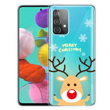 Samsung Galaxy A72 5G / 4G TPU Plast Jul Deksel - Merry Christmas - Rudolf